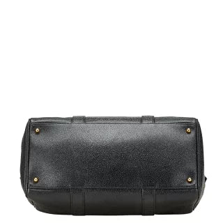 シャネル ココマーク ボストンバッグ ショルダーバッグ 2WAY ブラック キャビアスキン レディース CHANEL 【中古】
