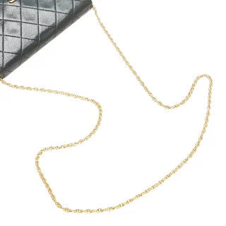 シャネル マトラッセ ココマーク 斜め掛け チェーン ショルダーバッグ ブラック ラムスキン レディース CHANEL 【中古】