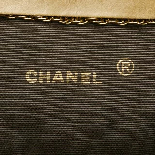 シャネル マトラッセ ココマーク 斜め掛け チェーン ショルダーバッグ ベージュ ラムスキン レディース CHANEL 【中古】