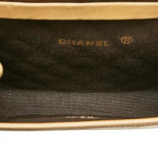シャネル マトラッセ ココマーク 斜め掛け チェーン ショルダーバッグ ベージュ ラムスキン レディース CHANEL 【中古】
