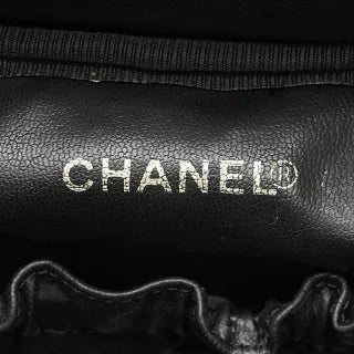 シャネル ココマーク バニティバッグ A01998 ブラック キャビアスキン レディース CHANEL 【中古】
