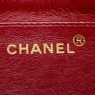 シャネル ダイアナ ココマーク チェーン ショルダーバッグ レッド キャビアスキン レディース CHANEL 【中古】