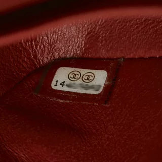 シャネル ココマーク マトラッセ25 ダブルフラップ チェーン ショルダーバッグ レッド キャビアスキン レディース CHANEL 【中古】