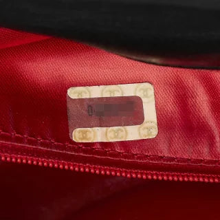 シャネル マトラッセ ラインストーン チェーン ショルダーバッグ ブラック サテン レザー レディース CHANEL 【中古】