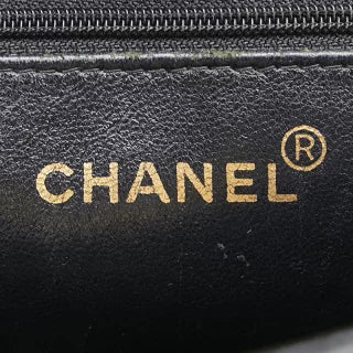 シャネル マトラッセ ココマーク チェーン トートバッグ ワンショルダーバッグ ブラック キャビアスキン レディース CHANEL 【中古】