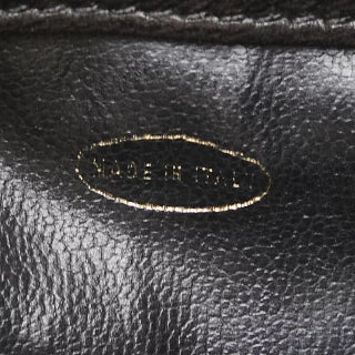 シャネル ココマーク チェーン ショルダーバッグ ブラック ラムスキン レディース CHANEL 【中古】