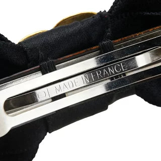 シャネル ココマーク リボン バレッタ ブラック サテン レディース CHANEL 【中古】
