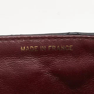 シャネル マトラッセ ココマーク ハンドバッグ トップハンドル ブラック ラムスキン レディース CHANEL 【中古】