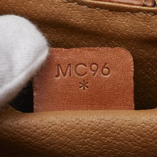 セリーヌ マカダム バニティバッグ ショルダーバッグ 2WAY ブラウン PVC レザー レディース CELINE 【中古】