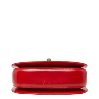グッチ オールドグッチ バンブー ハンドバッグ ショルダーバッグ 2WAY 001 01 0633 レッド レザー レディース GUCCI 【中古】