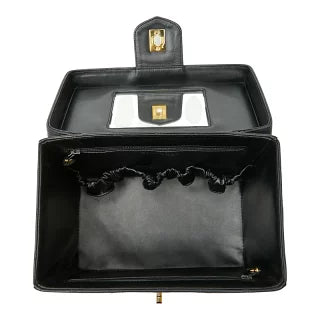 シャネル ビコローレ バニティバッグ ショルダーバッグ 2WAY ブラック ラムスキン レディース CHANEL 【中古】