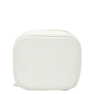 シャネル ココマーク バニティバッグ ハンドバッグ ホワイト キャビアスキン レディース CHANEL 【中古】