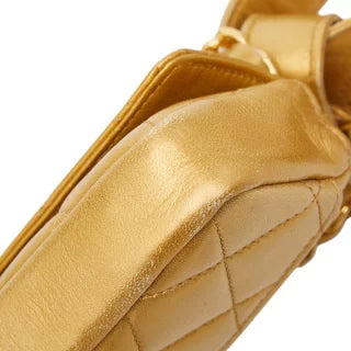 シャネル ココマーク マトラッセ ウエストバッグ ベルトバッグ サイズ:70/28 ゴールド レザー レディース CHANEL 【中古】
