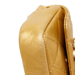 シャネル ココマーク マトラッセ ウエストバッグ ベルトバッグ サイズ:70/28 ゴールド レザー レディース CHANEL 【中古】