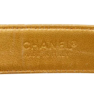 シャネル ココマーク マトラッセ ウエストバッグ ベルトバッグ サイズ:70/28 ゴールド レザー レディース CHANEL 【中古】