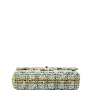 シャネル ココマーク マトラッセ クラシック ハンドバッグ トップハンドル マルチカラー ツイード レディース CHANEL 【中古】