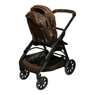 フェンディ × Inglesina イングリッシーナ FFロゴ ファブリック ベビーカー ブラウン ブラック レディース FENDI 【中古】