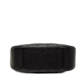 シャネル ココマーク マトラッセ チェーン ショルダーバッグ ワンショルダー ブラック キャビアスキン レディース CHANEL 【中古】