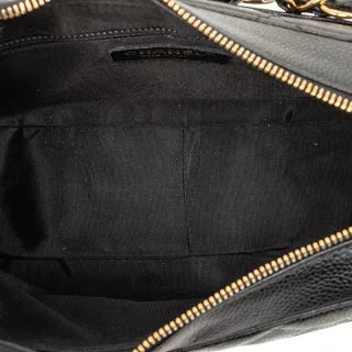 シャネル ココマーク マトラッセ チェーン ショルダーバッグ ワンショルダー ブラック キャビアスキン レディース CHANEL 【中古】