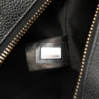 シャネル マトラッセ ココマーク チェーン ショルダーバッグ ハンドバッグ ブラック キャビアスキン レディース CHANEL 【中古】