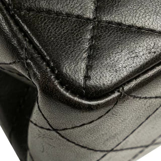 シャネル マトラッセ ココマーク ミニハンドバッグ ブラック ラムスキン レディース CHANEL 【中古】