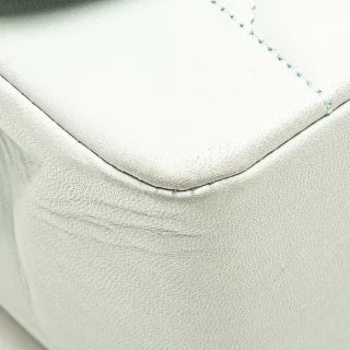 シャネル ダイアナ ココマーク 斜め掛け チェーン ショルダーバッグ ライトブルー ラムスキン レディース CHANEL 【中古】