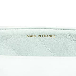 シャネル ダイアナ ココマーク 斜め掛け チェーン ショルダーバッグ ライトブルー ラムスキン レディース CHANEL 【中古】
