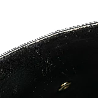 シャネル マトラッセ ココマーク ハンドバッグ ブラック キャビアスキン レディース CHANEL 【中古】