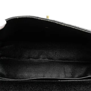 シャネル マトラッセ ココマーク ハンドバッグ ブラック キャビアスキン レディース CHANEL 【中古】