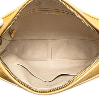 シャネル マトラッセ ココマーク ココボール チェーンショルダーバッグ ゴールド ラムスキン レディース CHANEL 【中古】