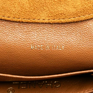 シャネル ココマーク ハンドバッグ ブラウン スウェード プラスチック レディース CHANEL 【中古】