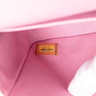 シャネル マトラッセ25 ココマーク ダブルフラップ シルバー金具 チェーン ショルダーバッグ ピンク ホワイト マルチカラー ツイード レザー レディース CHANEL 【中古】