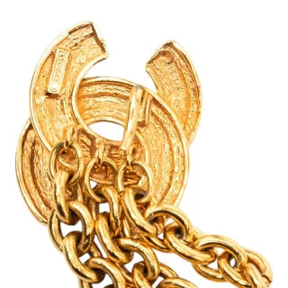 シャネル マトラッセ ココマーク チェーン ベルト ゴールド メッキ レディース CHANEL 【中古】