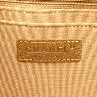 シャネル マトラッセ40 ココマーク チェーン ショルダーバッグ ゴールド ラムスキン レディース CHANEL 【中古】