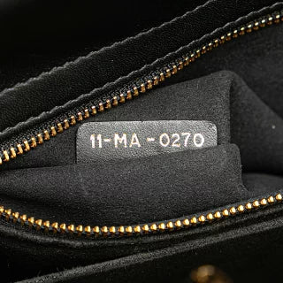 ディオール レディディオール ハンドバッグ ショルダーバッグ 2WAY ブラック レザー レディース Dior 【中古】