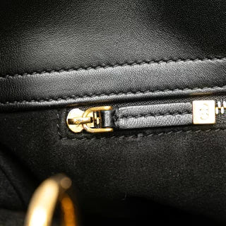 ディオール レディディオール ハンドバッグ ショルダーバッグ 2WAY ブラック レザー レディース Dior 【中古】