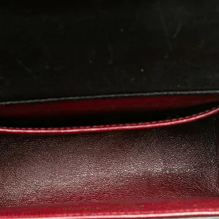 シャネル トップハンドル 親子バッグ ハンドバッグ ブラック ラムスキン レディース CHANEL 【中古】