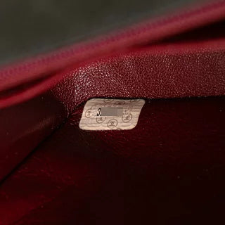 シャネル トップハンドル 親子バッグ ハンドバッグ ブラック ラムスキン レディース CHANEL 【中古】