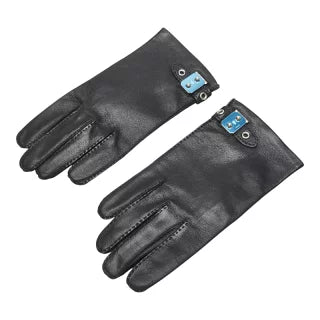 エルメス グローブ #8 ブラック レザー メンズ HERMES 【中古】