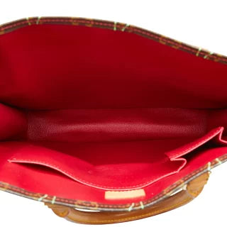 ルイ ヴィトン ×村上隆 モノグラム チェリー サックプラ トートバッグ M95010 ブラウン PVC レザー レディース LOUIS VUITTON 【中古】