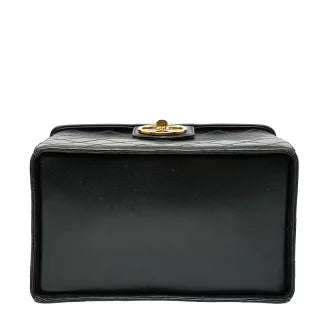 シャネル ビコローレ バニティバッグ ショルダーバッグ 2WAY ブラック ラムスキン レディース CHANEL 【中古】