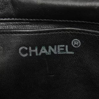 シャネル ココマーク クロコ型押し チェーン ショルダーバッグ ブラック パテントレザー レディース CHANEL 【中古】
