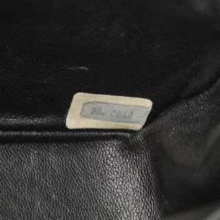 シャネル ココマーク クロコ型押し チェーン ショルダーバッグ ブラック パテントレザー レディース CHANEL 【中古】