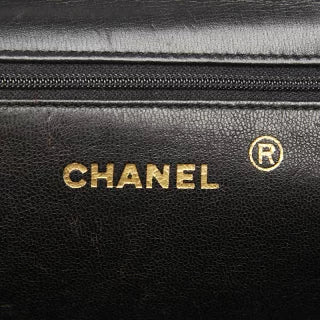 シャネル ココマーク チェーン ショルダーバッグ ブラック クロコダイル レディース CHANEL 【中古】
