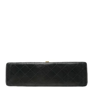 シャネル ココマーク デカマトラッセ34 斜め掛け チェーン ショルダーバッグ ブラック レザー レディース CHANEL 【中古】
