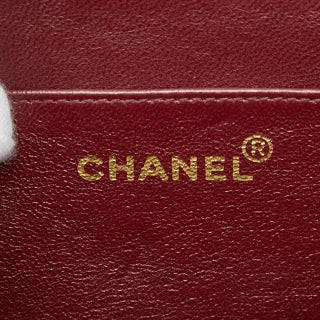 シャネル ココマーク デカマトラッセ34 斜め掛け チェーン ショルダーバッグ ブラック レザー レディース CHANEL 【中古】