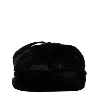シャネル ココマーク アームウォーマー チェーンショルダーバッグ ブラック ホワイト ラビットファー レディース CHANEL 【中古】