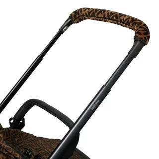フェンディ × Inglesina イングリッシーナ FFロゴ ファブリック ベビーカー ブラウン ブラック レディース FENDI 【中古】