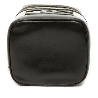 シャネル ココマーク バニティバッグ ブラック クリア ビニール レザー レディース CHANEL 【中古】
