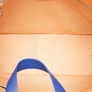 ルイ ヴィトン ショッパー トートMM トートバッグ ショルダーバッグ 2WAY M24457 サフラン オレンジ レザー レディース LOUIS VUITTON 【中古】